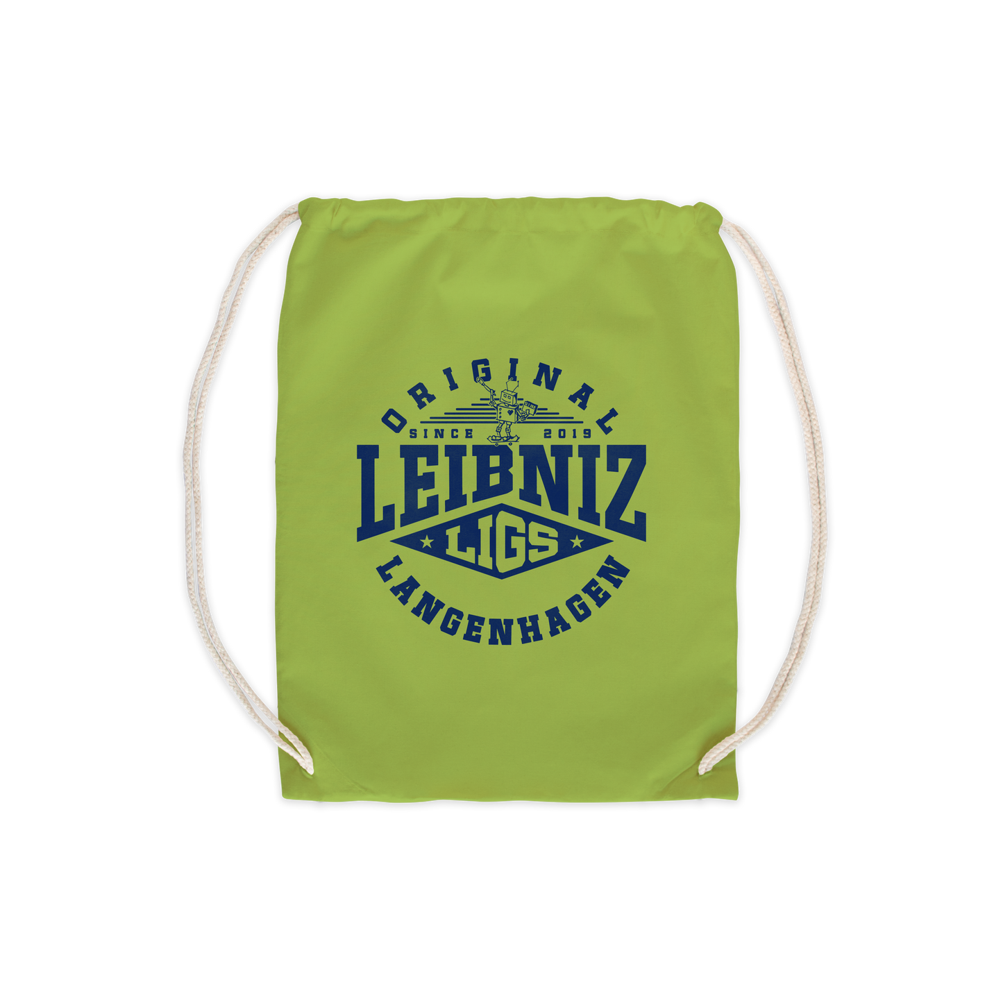 "Leibniz" Turnbeutel green edit.