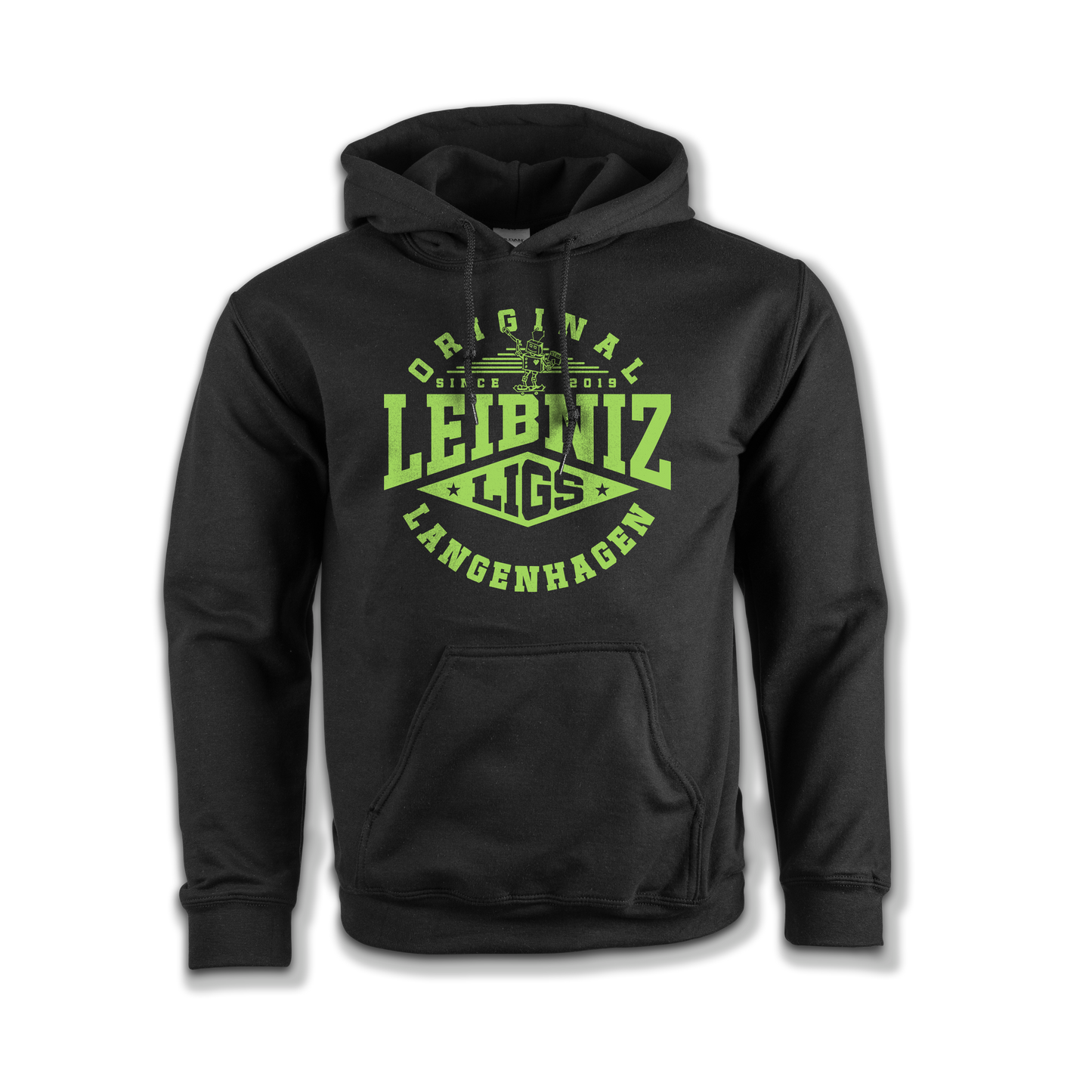"Leibniz" Hoodie black edit.