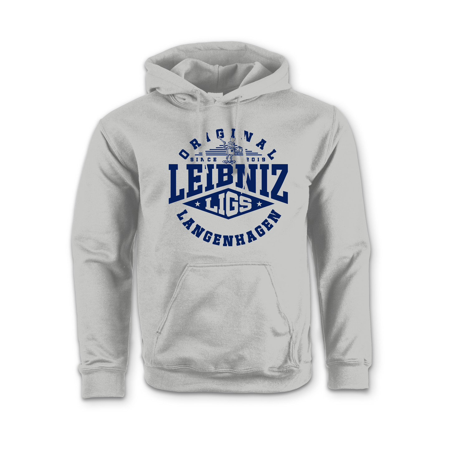 "Leibniz" Hoodie grey edit.
