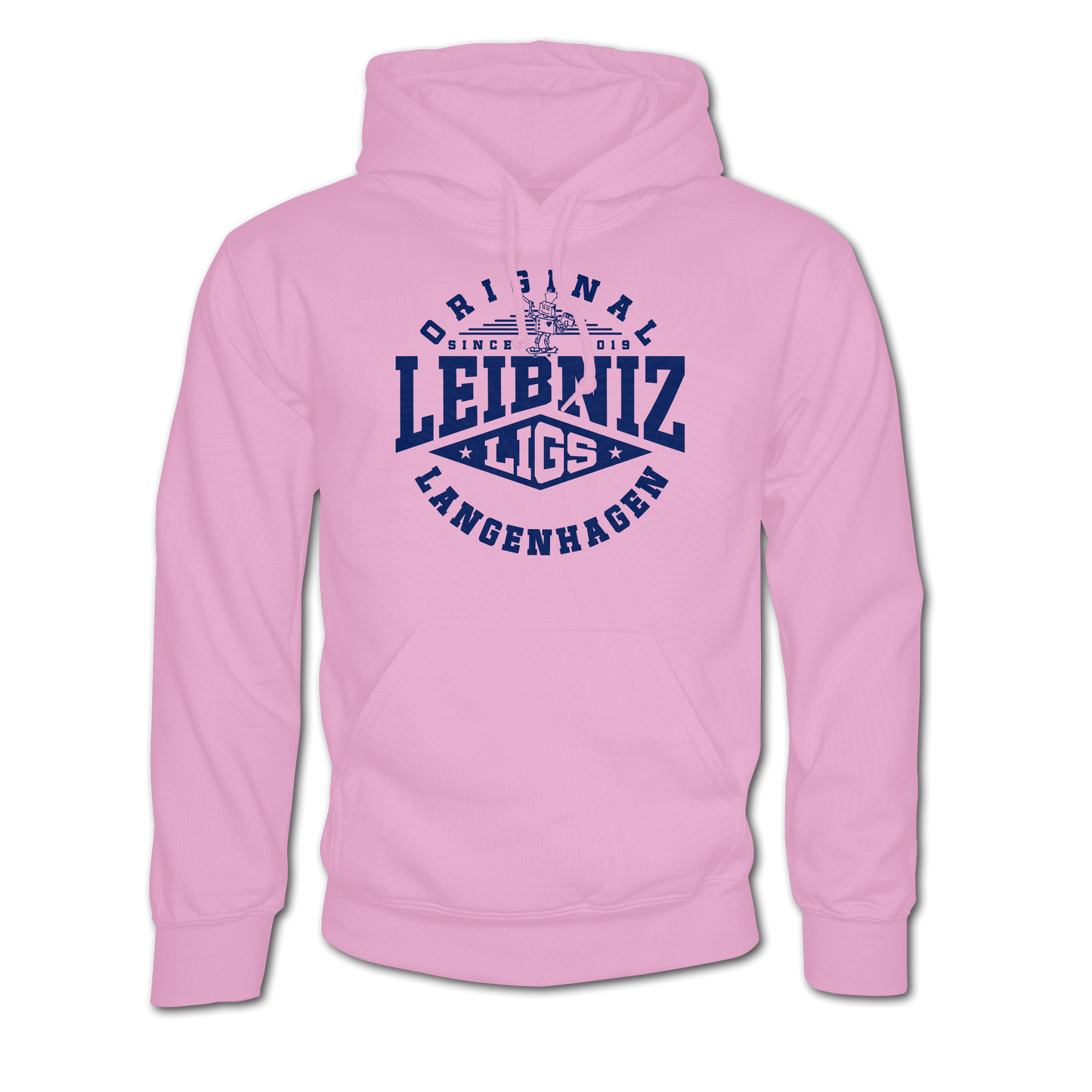 "Leibniz" Hoodie rosa edit.