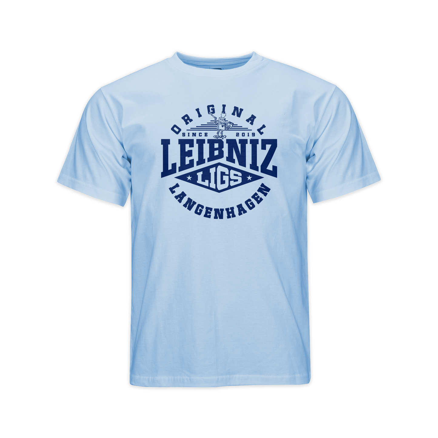 "Leibniz" Kids T-Shirt blue edit.