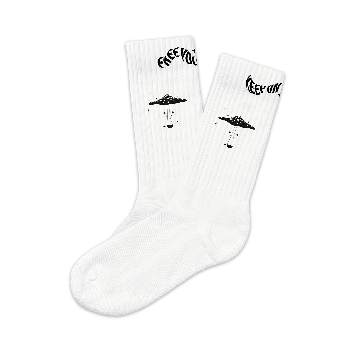 "Trippy Mushroom" High Socks