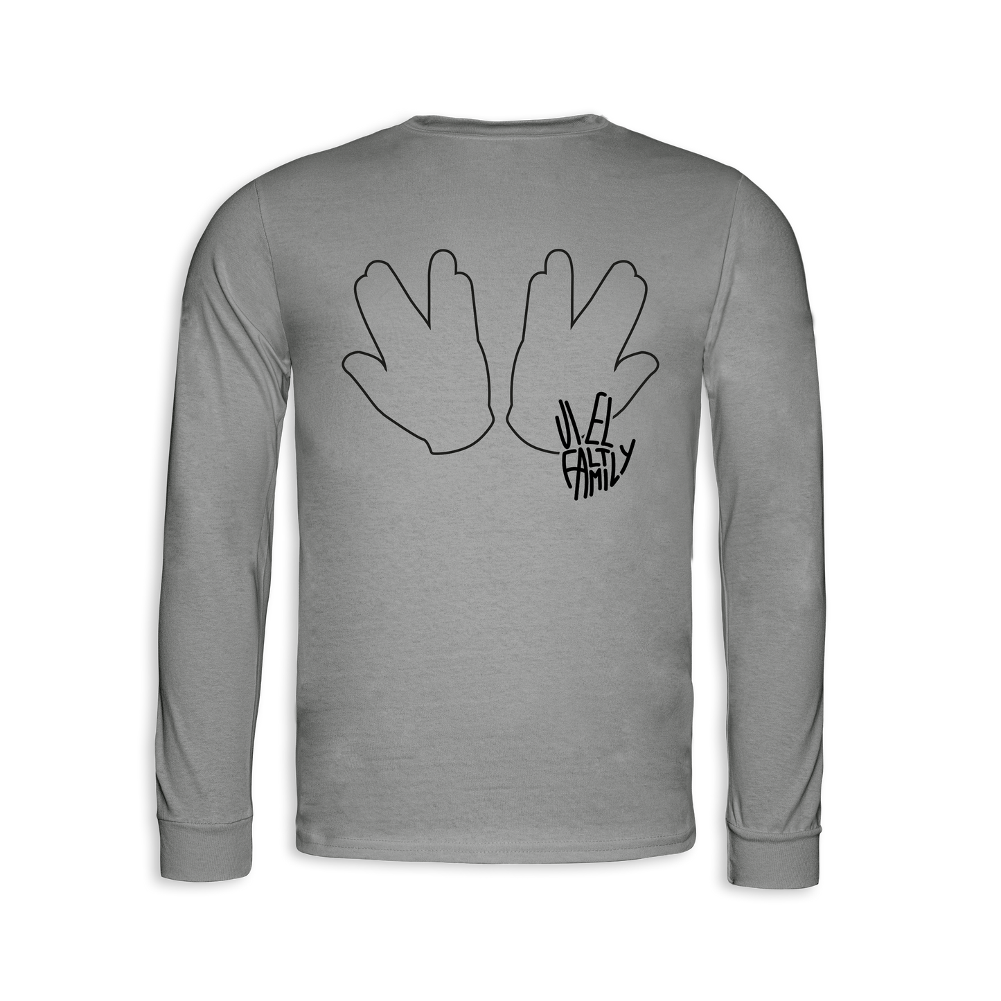 "VielFaltFamily" Longsleeve grey edit.
