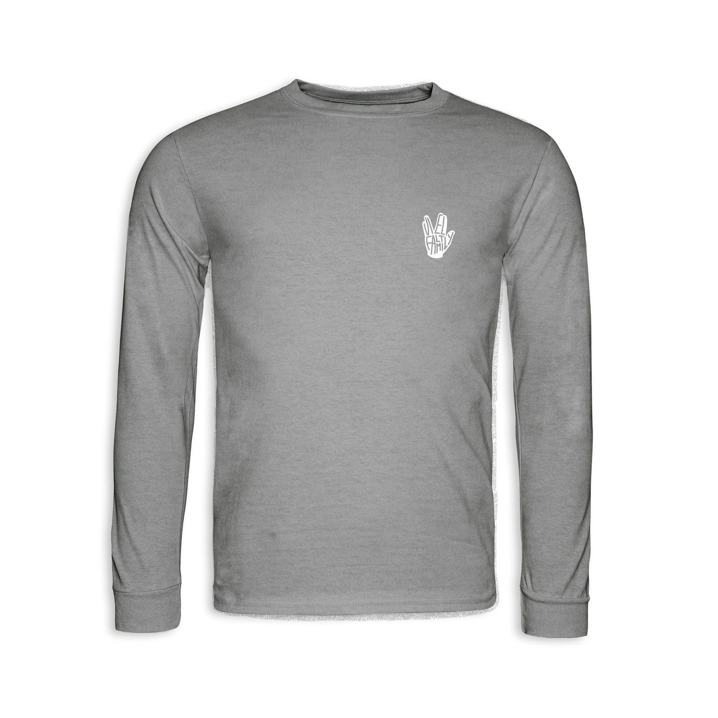 "VielFaltFamily" Longsleeve grey edit.