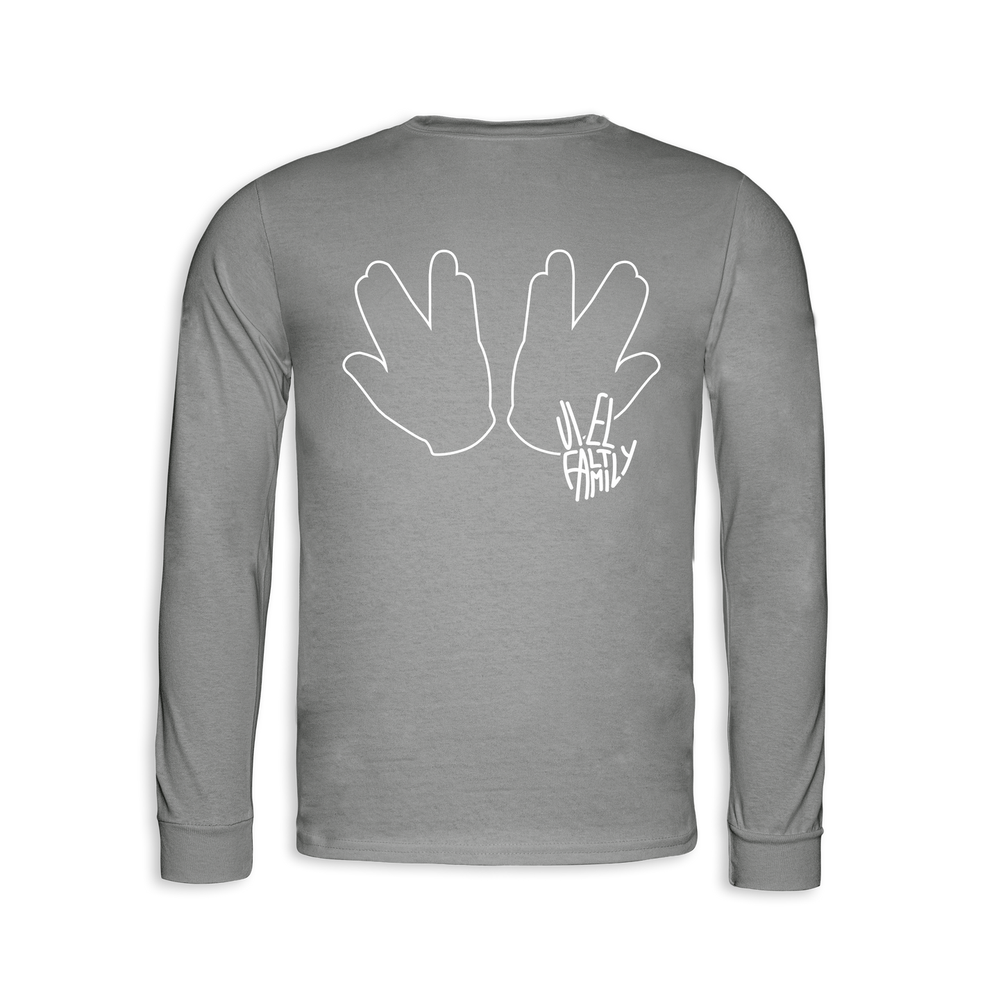 "VielFaltFamily" Longsleeve grey edit.