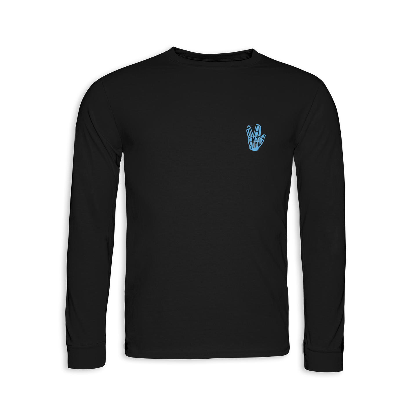 "VielFaltFamily" Longsleeve black edit.