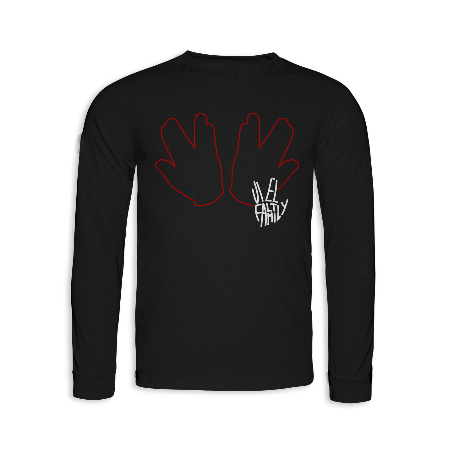 "VielFaltFamily" Longsleeve black edit.