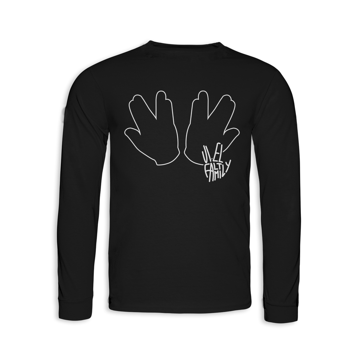 "VielFaltFamily" Longsleeve black edit.