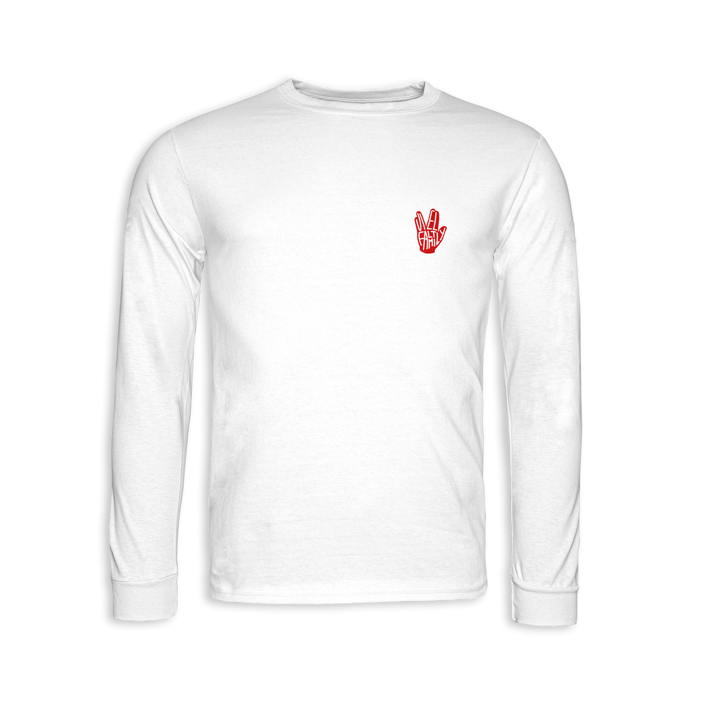 "VielFaltFamily" Longsleeve white edit.