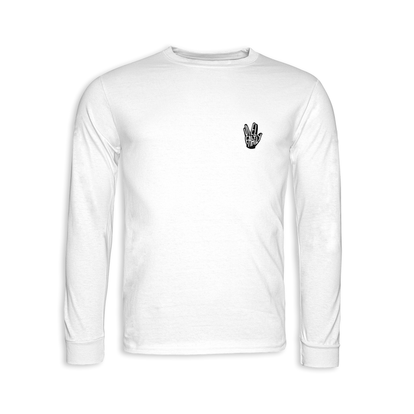 "VielFaltFamily" Longsleeve white edit.