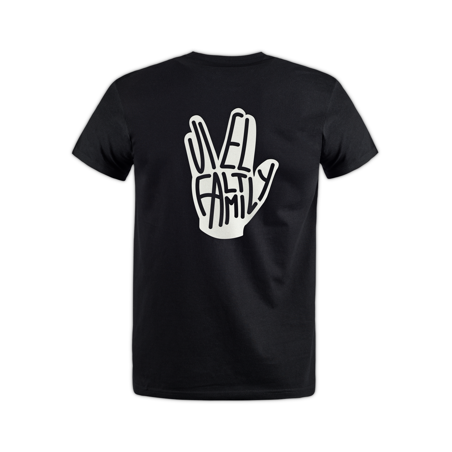 "VielFaltFamily" T-Shirt black edit.