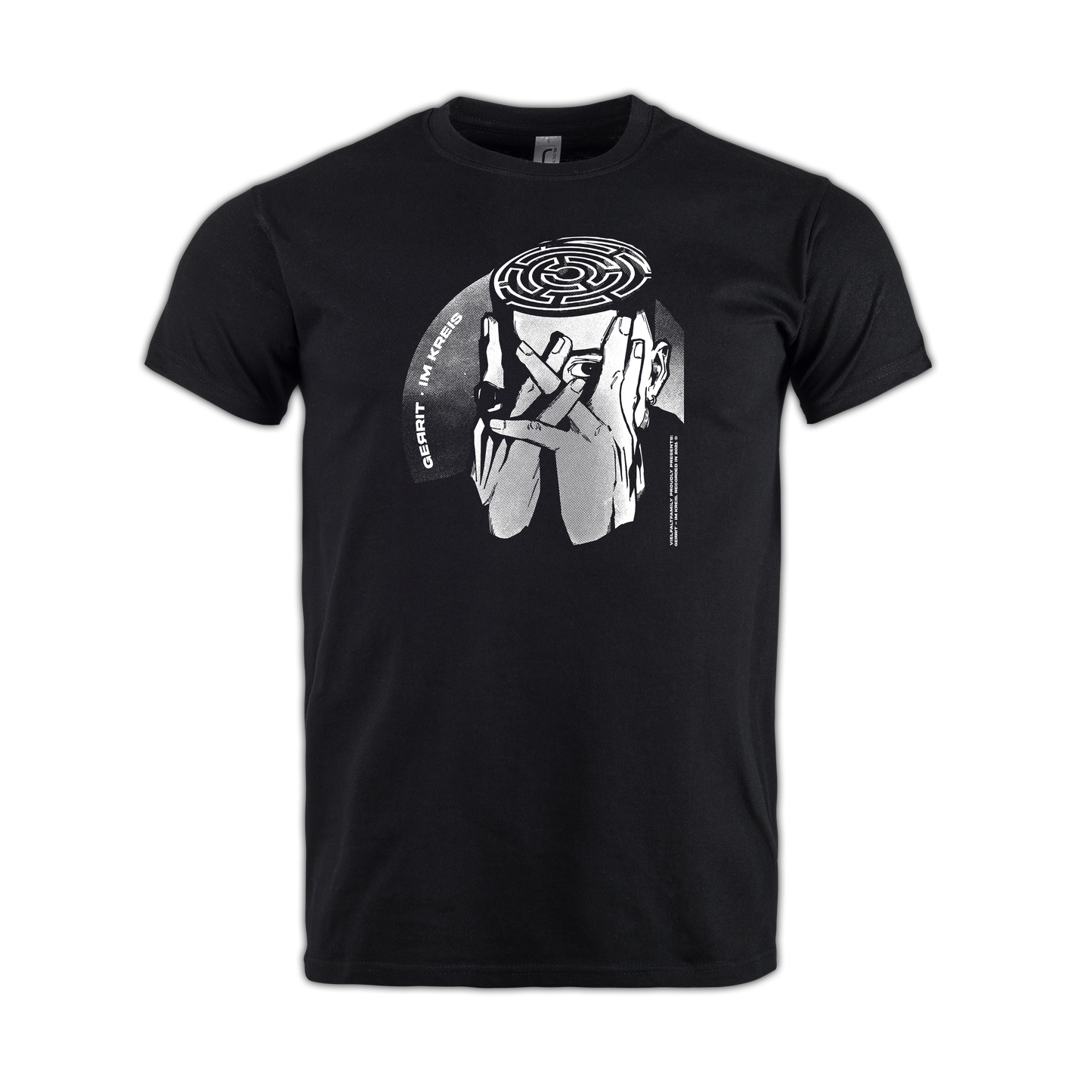 "Im Kreis" T-Shirt black edit.