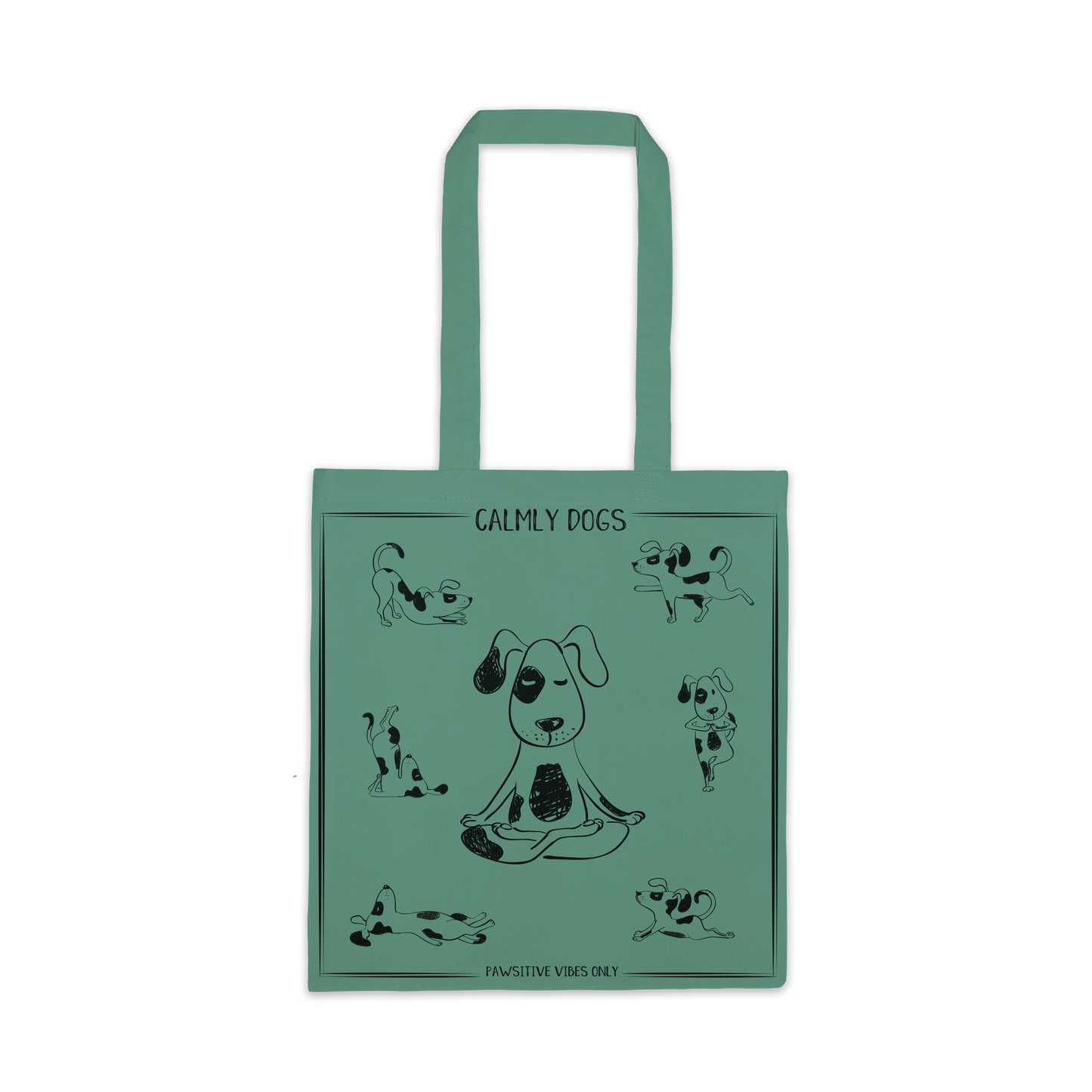 "Calmly Dogs" Organic Shopping Bag