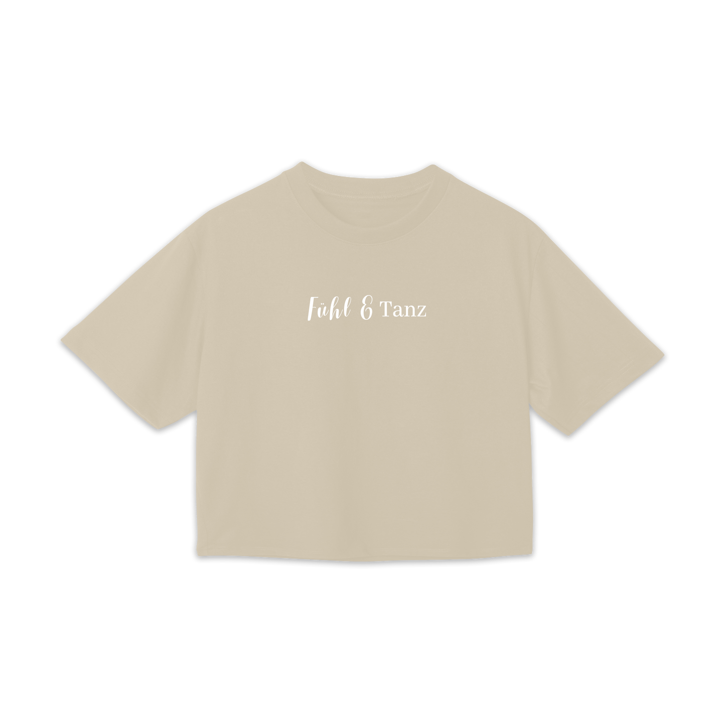 "Fühl&Tanz" Cropped Shirt