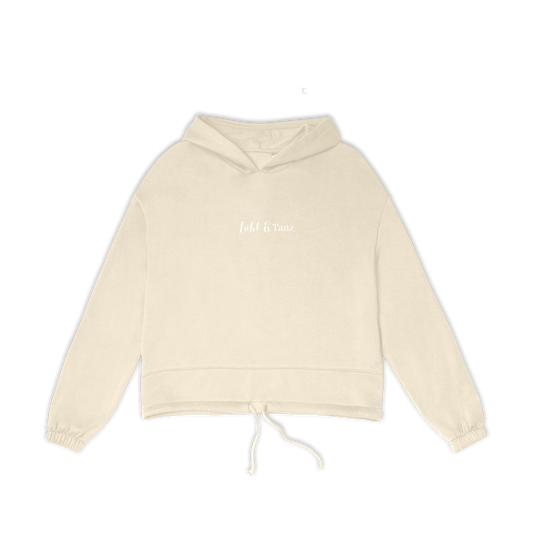 Cropped Hoodie "Dancing Helps"