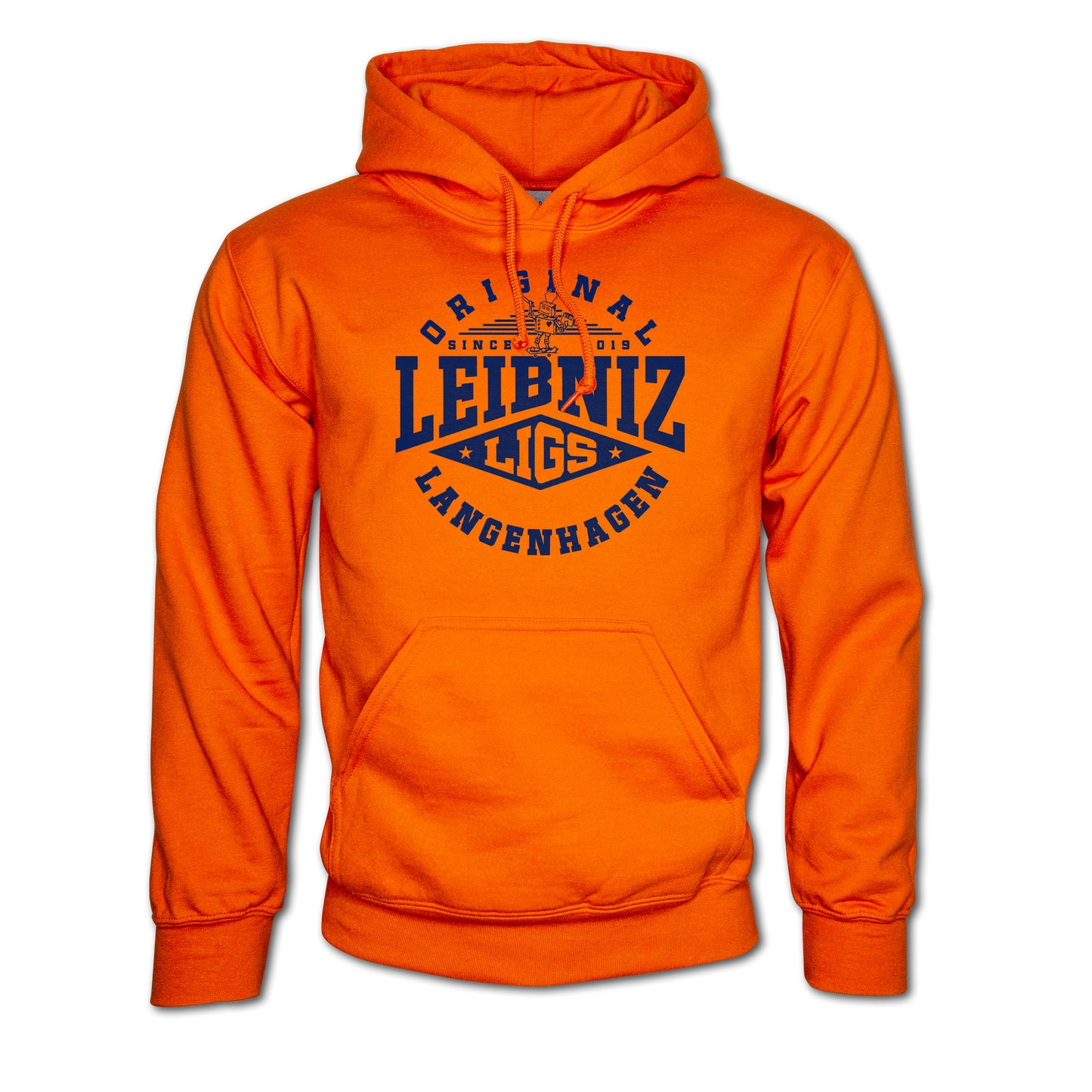 "Leibniz" Hoodie orange edit.