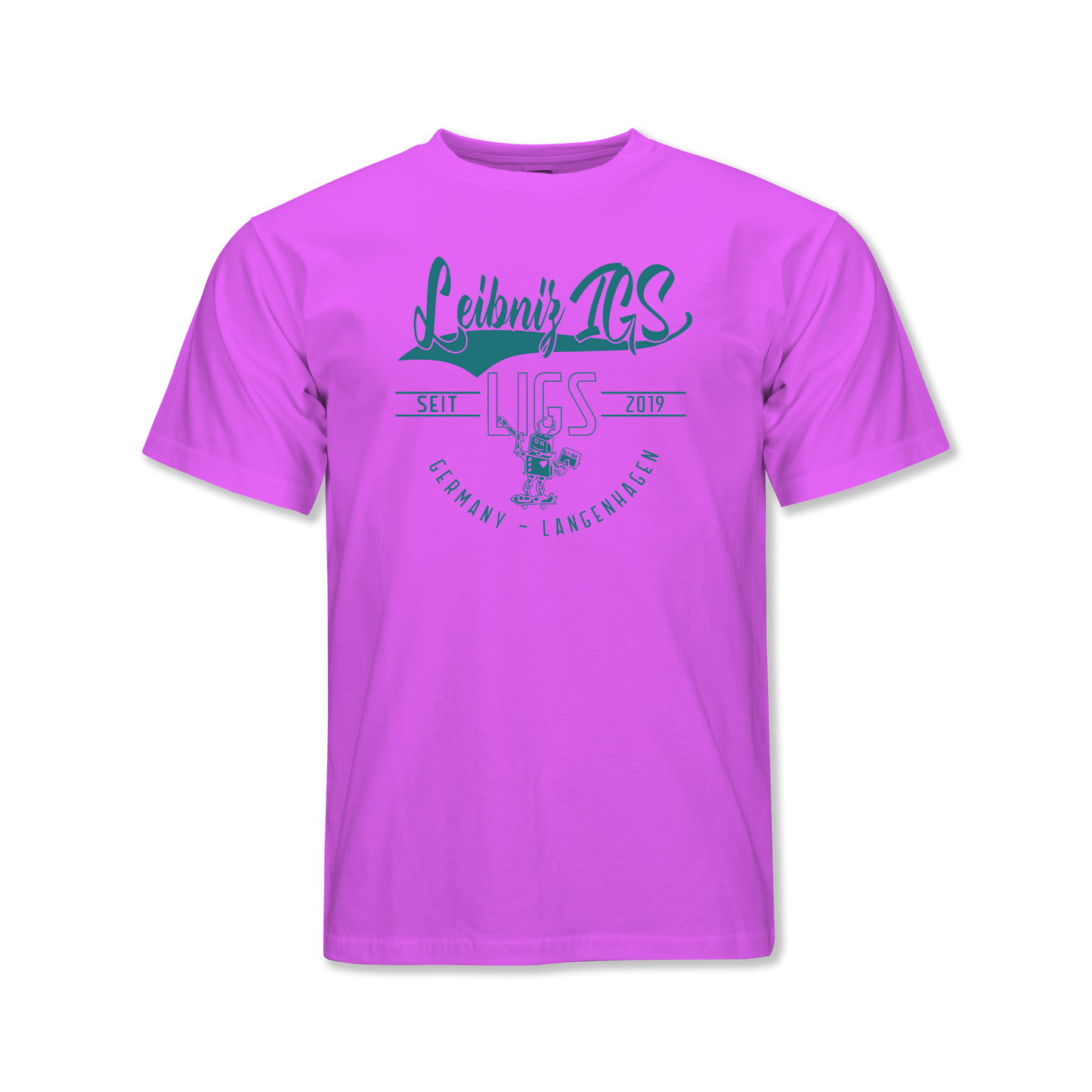 "Leibniz IGS" T-Shirt pink edit.