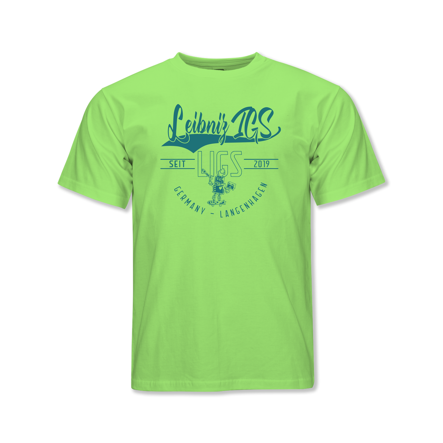 "Leibniz IGS" T-Shirt green edit.