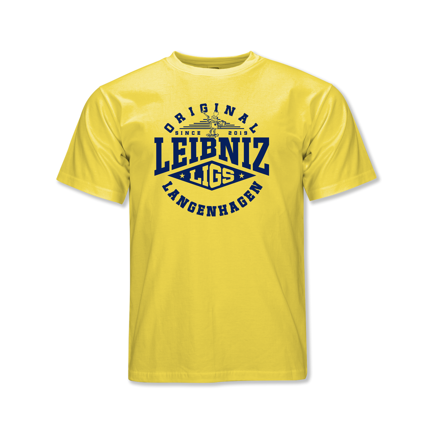 "Leibniz" T-Shirt yellow edit.