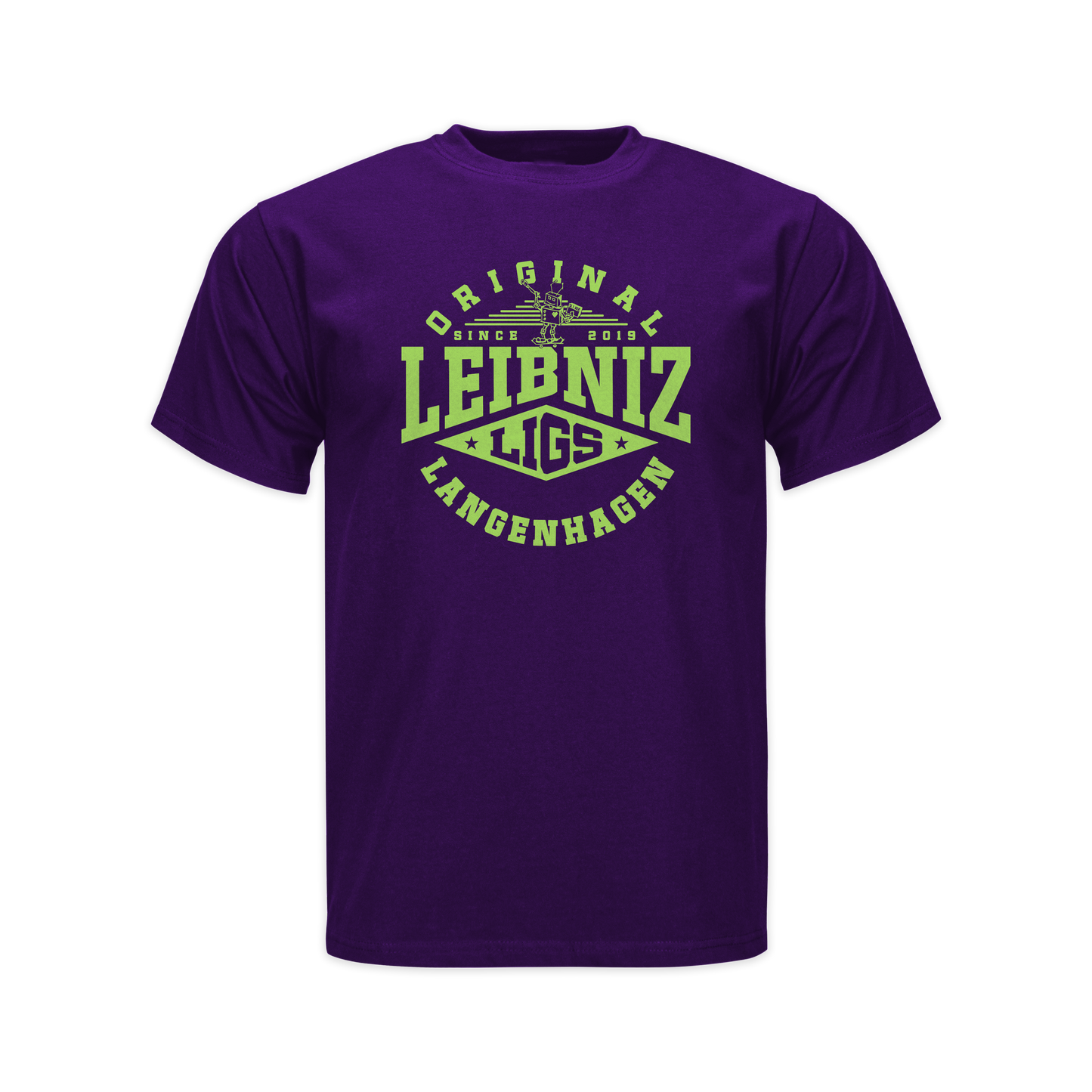 "Leibniz" Kids T-Shirt purple edit.