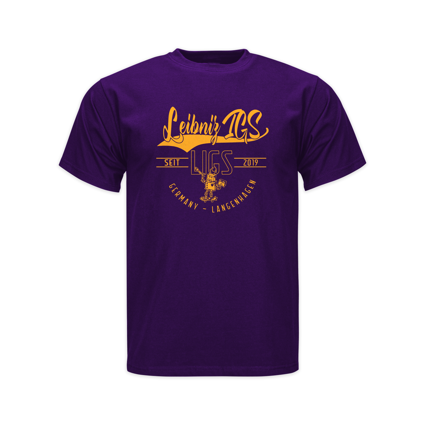 "Leibniz IGS" Kids T-Shirt purple edit.