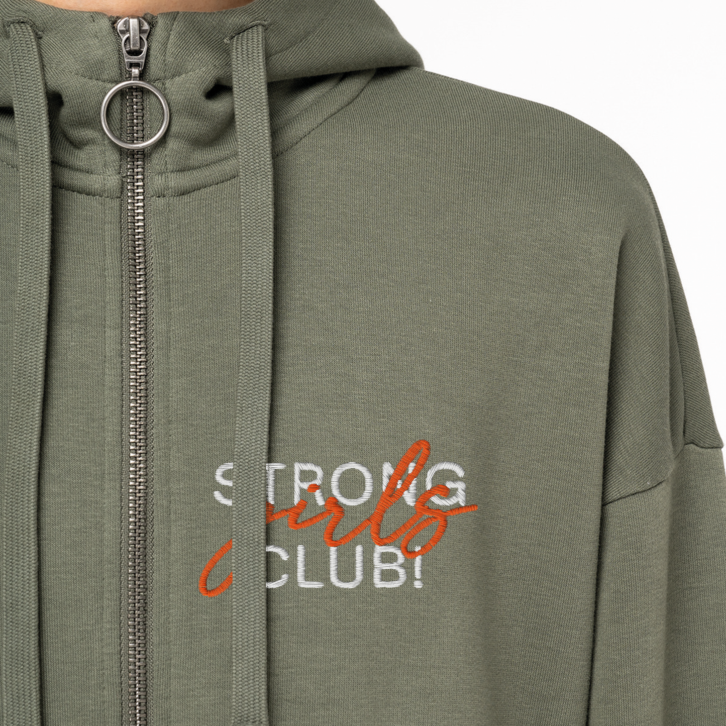 Sweatjacke "Strong Girls Club"