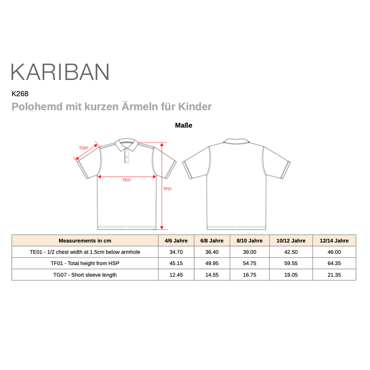 Kids Poloshirt Kardinal-Galen-Schule