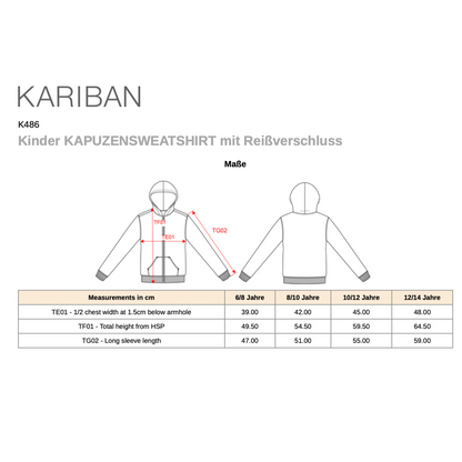 Kids Zip-Hoodie Kardinal-Galen-Schule
