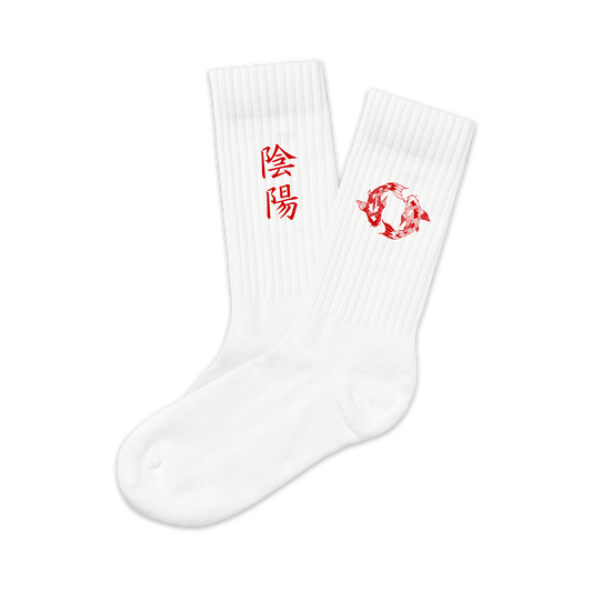 "Ying-Yang Koi's" High Socks
