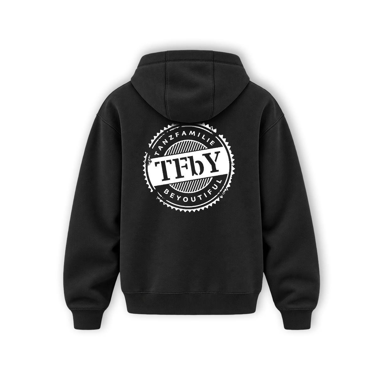 Kids Fluffy Zip Hoody - Tanzfamilie Logo
