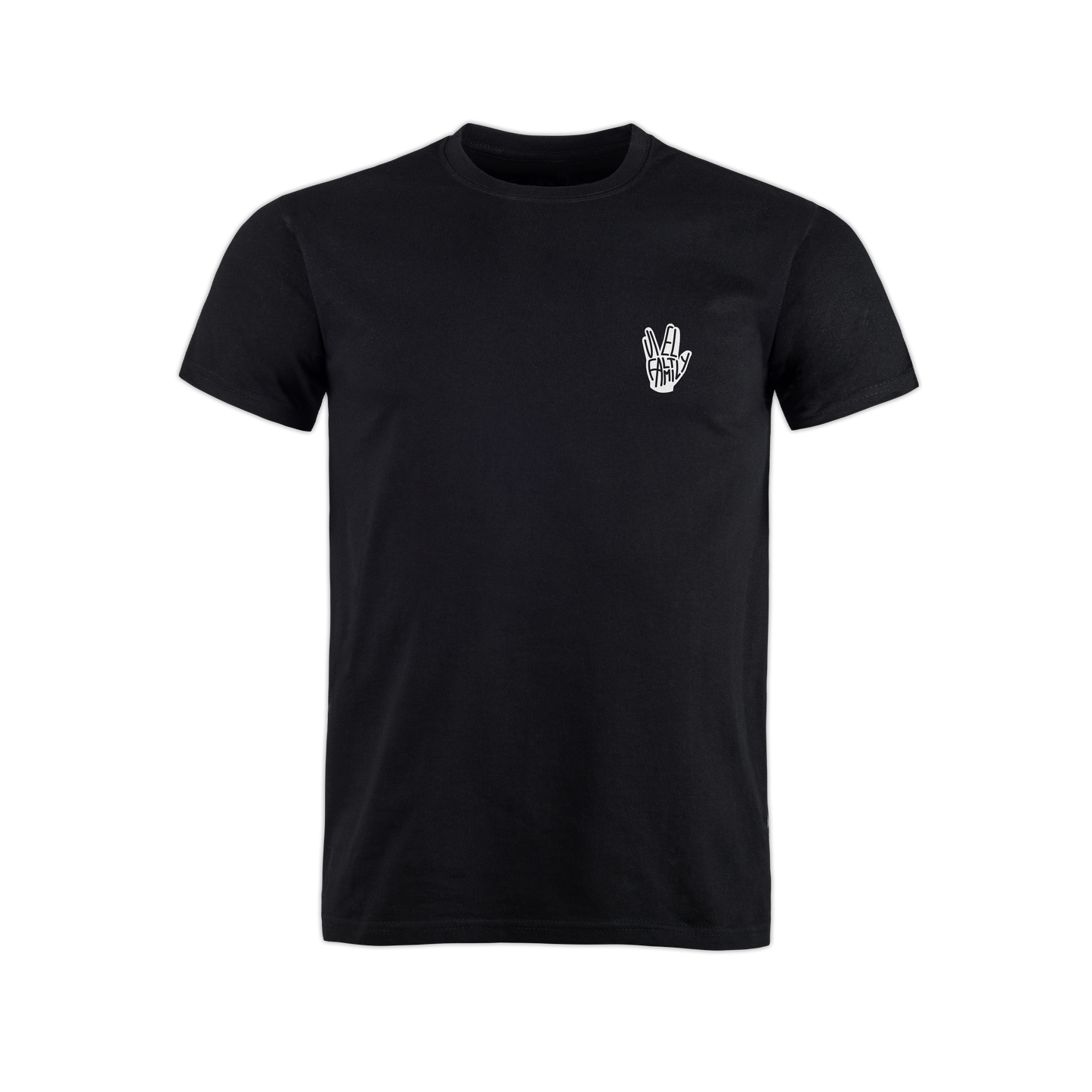 "VielFaltFamily" T-Shirt black edit.
